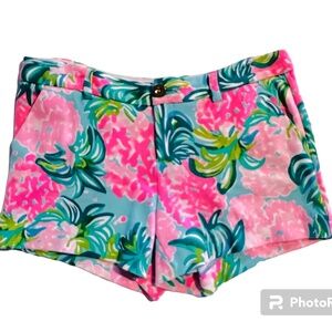 Lilly Pulitzer 5" Callahan Short Size 8 Blue Ibiza